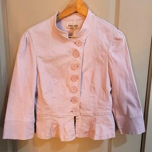 Vintage Doki Geki military style peplum jacket LP